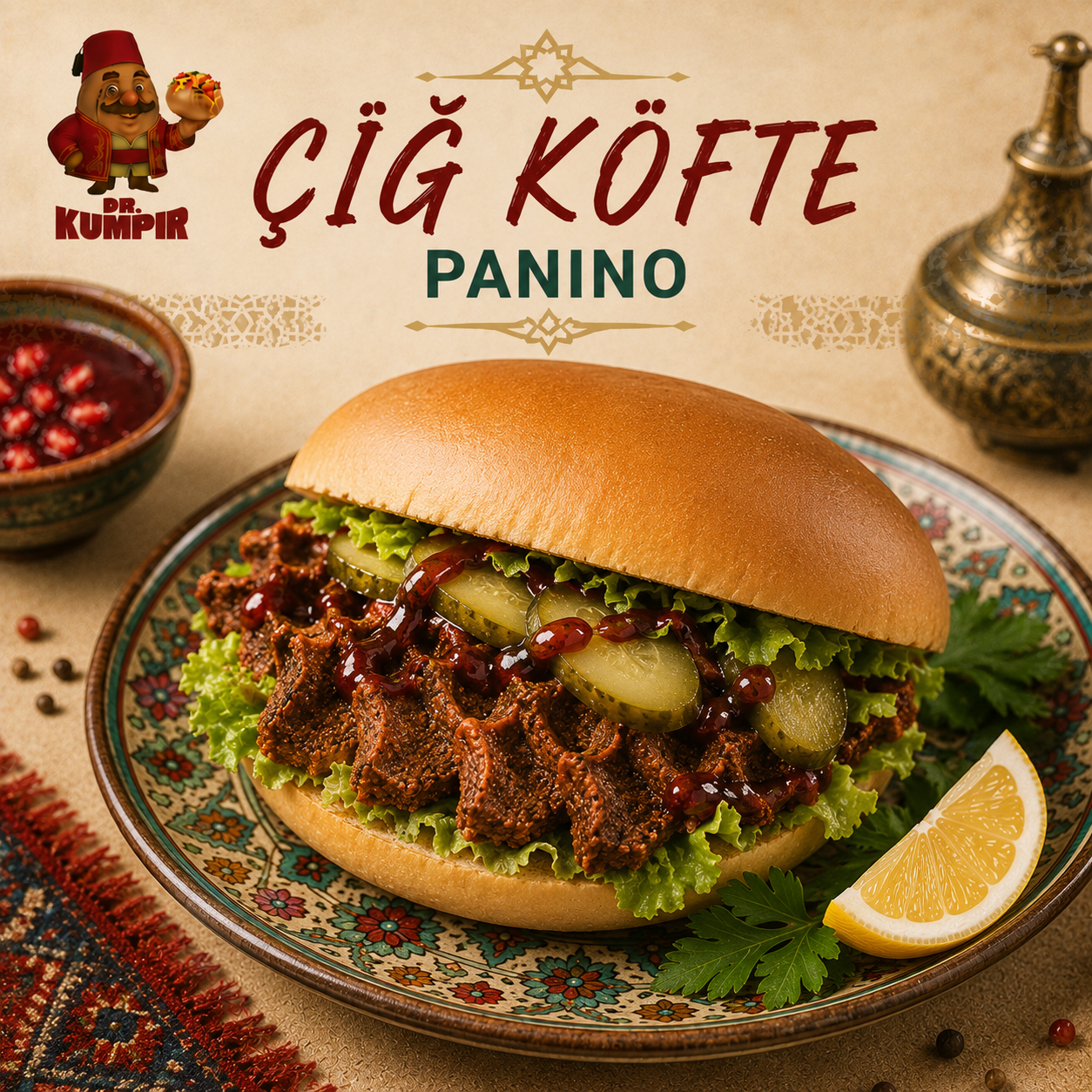 Çiğ Köfte Panino