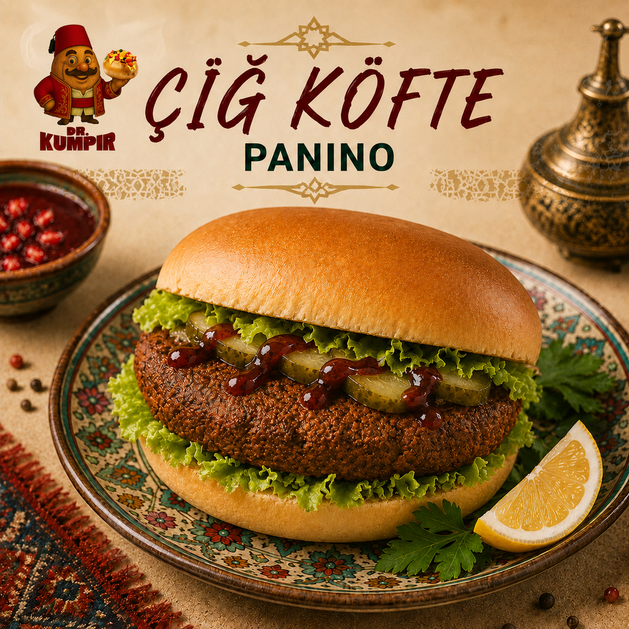 Çiğ Köfte Panino