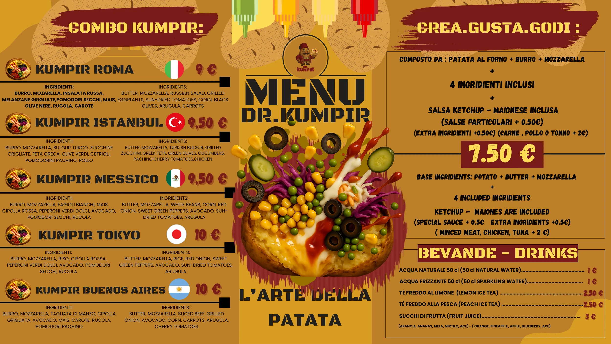 Kumpir Menu